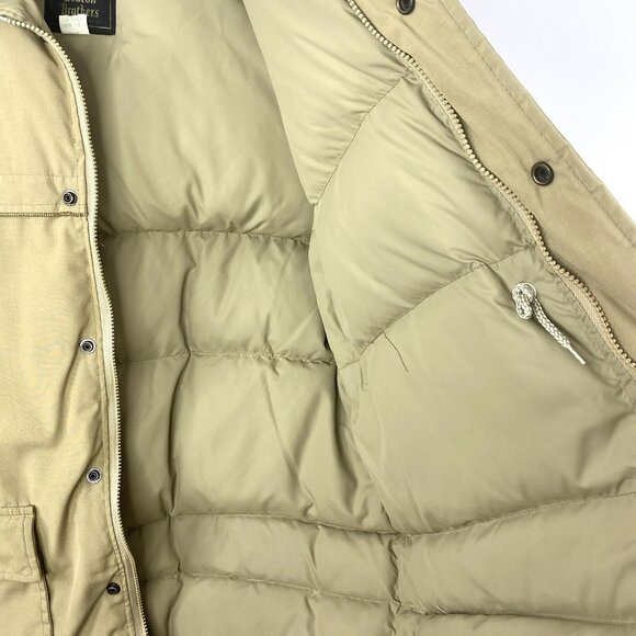 Vintage 70s Deacon Brothers Coat Mens Large Down Parka Winter Hipster Ranch - Picture 9 of 10